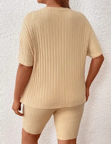 Compleu SHEIN CURVE, crem