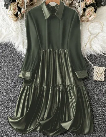 Rochie scurta SHEIN, verde