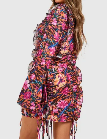 Rochie scurta Boohoo, mix culori
