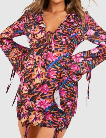 Rochie scurta Boohoo, mix culori