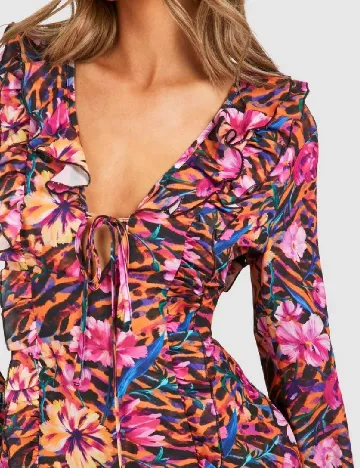 Rochie scurta Boohoo, mix culori