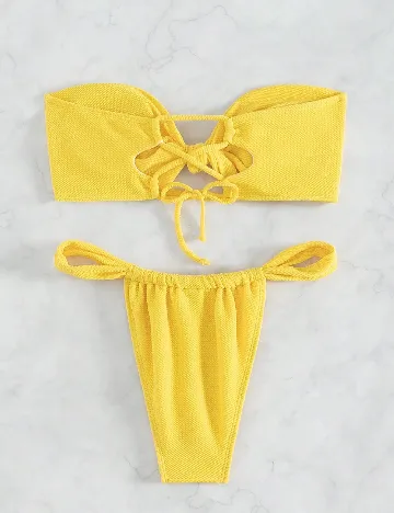 Costum de baie SHEIN, galben