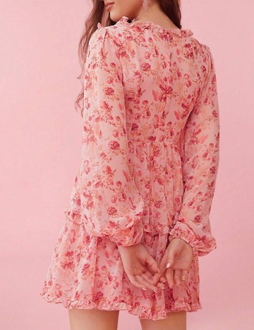 Rochie scurta SHEIN, roz