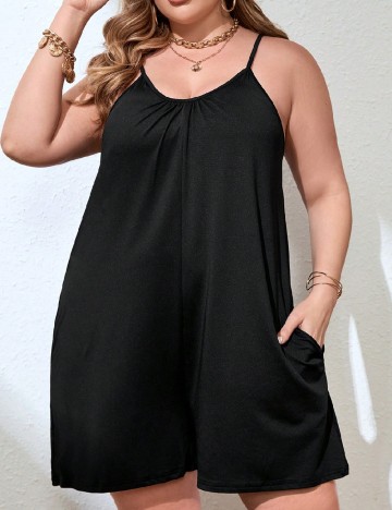 Salopeta SHEIN CURVE, negru