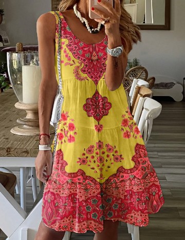 Rochie scurta SHEIN, mix culori