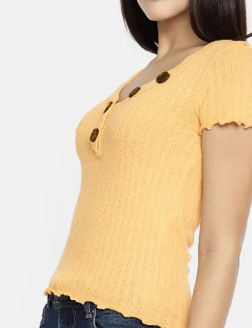 Tricou American Eagle, galben