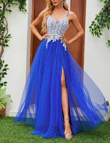 Rochie lunga SHEIN, albastru