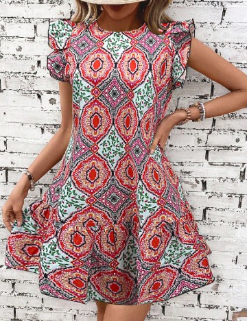 Rochie scurta SHEIN, mix culori