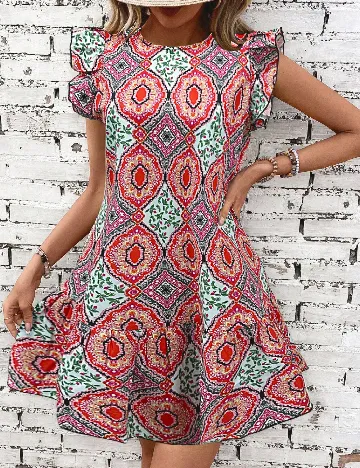 Rochie scurta SHEIN, mix culori