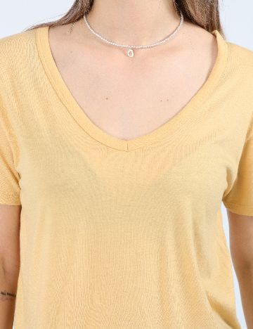 Tricou American Eagle, galben