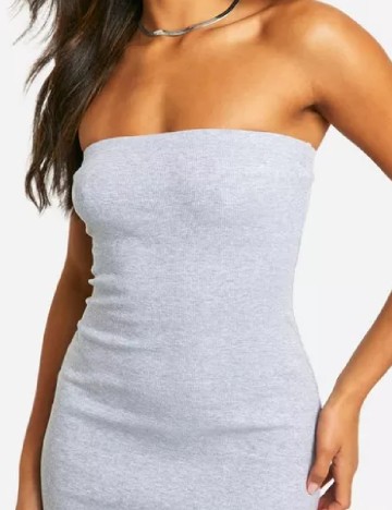 Rochie medie Boohoo, gri