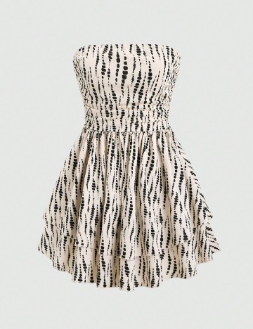 Rochie scurta SHEIN, ecru