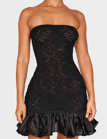 Rochie scurta PRETTYLITTLETHING, negru