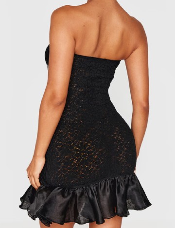 Rochie scurta PRETTYLITTLETHING, negru