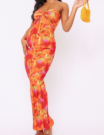 Rochie lunga PRETTYLITTLETHING, portocaliu