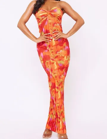 Rochie lunga PRETTYLITTLETHING, portocaliu