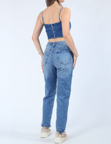 Top PRETTYLITTLETHING, albastru