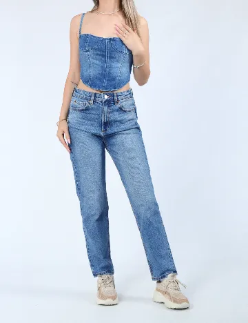 Top PRETTYLITTLETHING, albastru