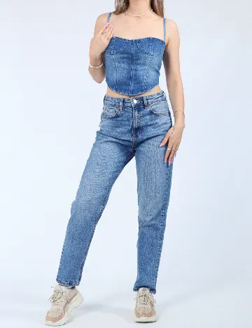 Top PRETTYLITTLETHING, albastru
