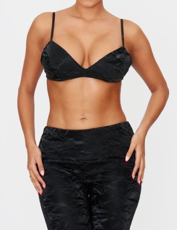Sutien PRETTYLITTLETHING, negru