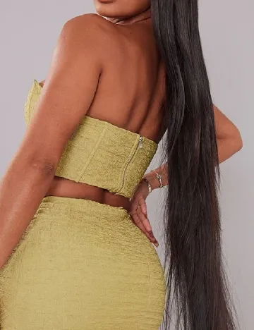 Corset PRETTYLITTLETHING, verde