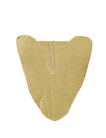 Corset PRETTYLITTLETHING, verde