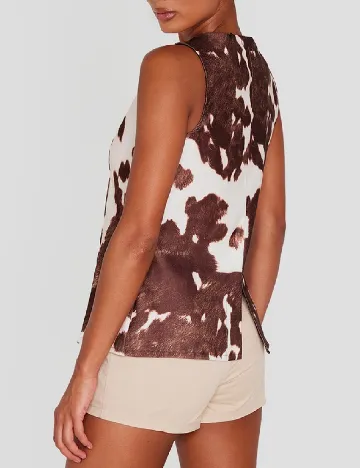 Vesta PRETTYLITTLETHING, alb/maro