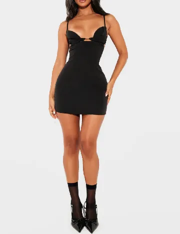 Rochie scurta PRETTYLITTLETHING, negru