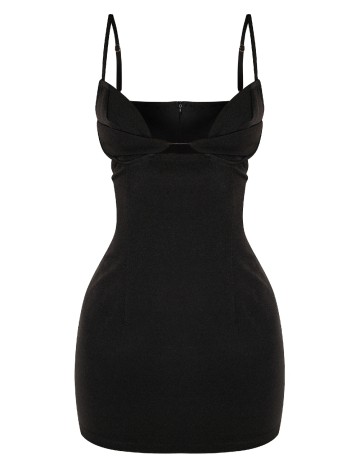 Rochie scurta PRETTYLITTLETHING, negru