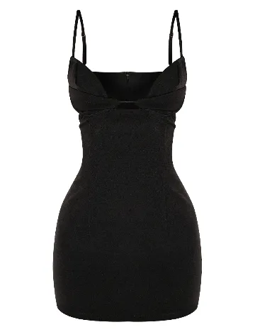 Rochie scurta PRETTYLITTLETHING, negru