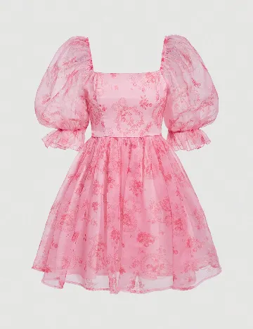 Rochie scurta SHEIN, roz