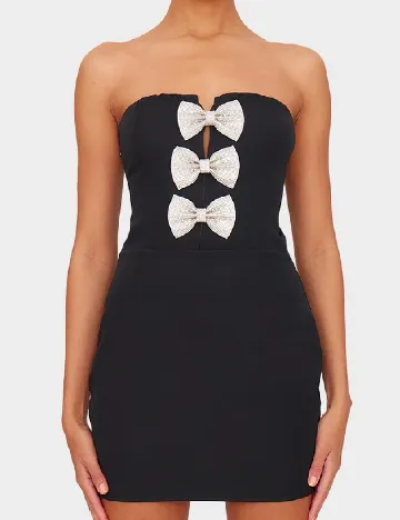 Rochie scurta PRETTYLITTLETHING, negru