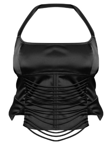 Top PRETTYLITTLETHING Plus Size, negru