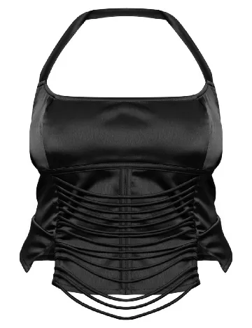 Top PRETTYLITTLETHING Plus Size, negru