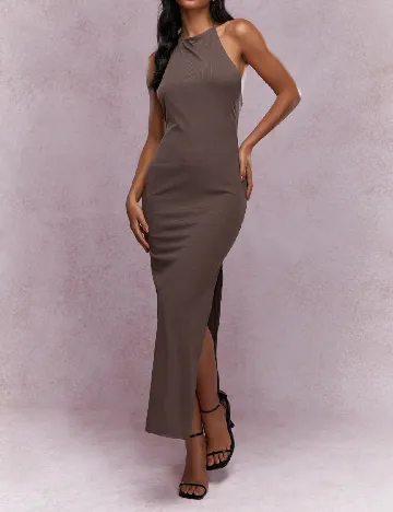 Rochie lunga SHEIN, maro