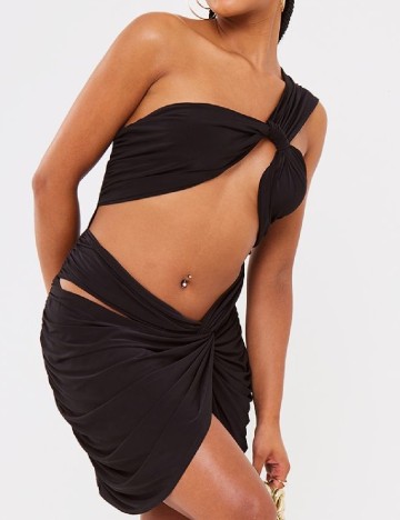 Rochie scurta PRETTYLITTLETHING, negru