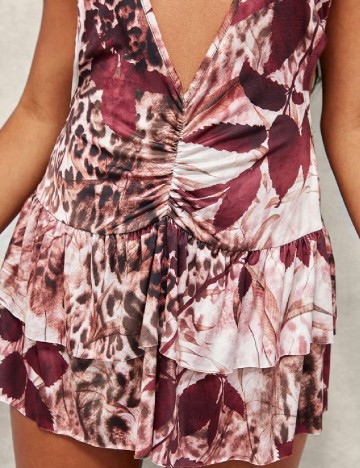 Salopeta PRETTYLITTLETHING, mix culori