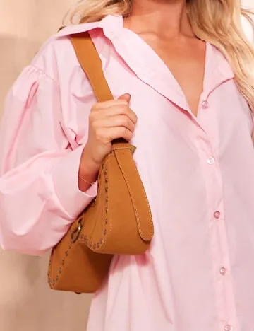 Rochie scurta PRETTYLITTLETHING, roz Roz