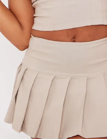 Fusta PRETTYLITTLETHING, bej