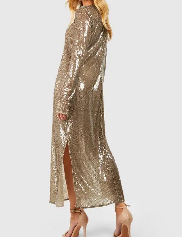 Rochie lunga Boohoo, maro