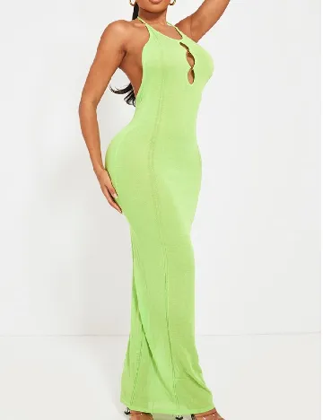 Rochie lunga PRETTYLITTLETHING, verde