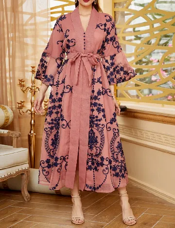 Rochie medie SHEIN, roz pudra