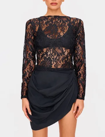 Fusta PRETTYLITTLETHING, negru
