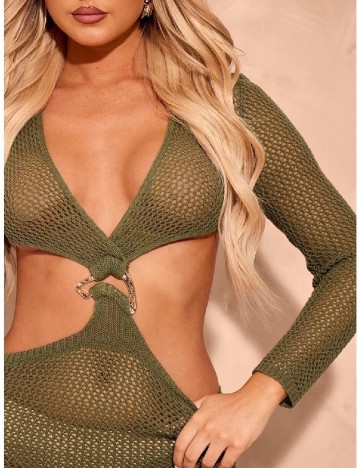 Rochie de plaja PRETTYLITTLETHING, verde