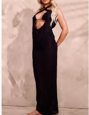 Rochie de plaja PRETTYLITTLETHING, negru