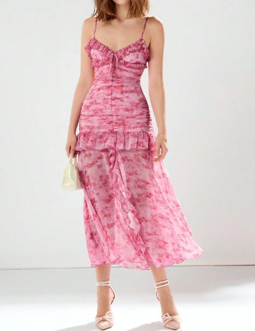 Rochie medie SHEIN, roz