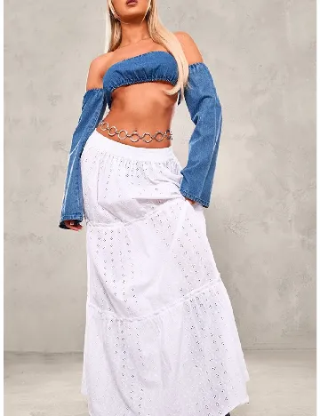 Top PRETTYLITTLETHING, albastru