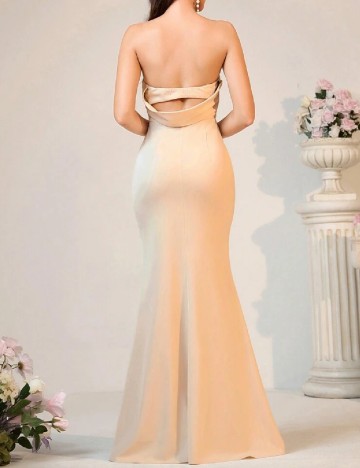 Rochie lunga SHEIN, crem