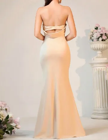 Rochie lunga SHEIN, crem