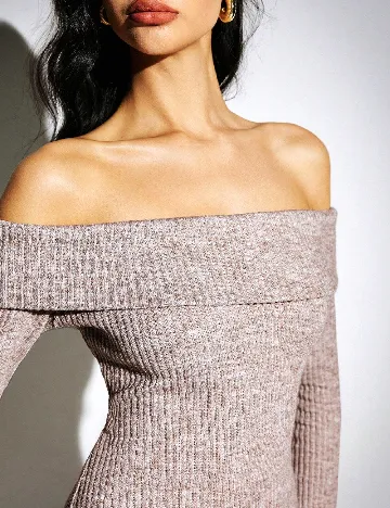 Rochie scurta SHEIN, maro